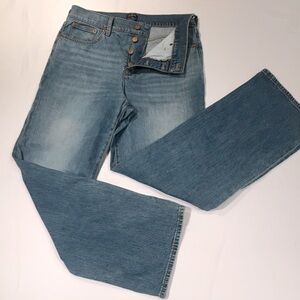 J Crew Full-Length Wide-Leg Jeans